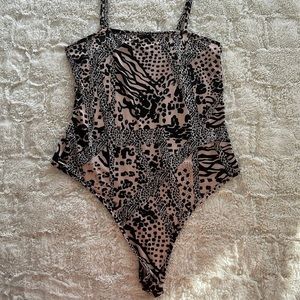Nasty gal animal print body suit